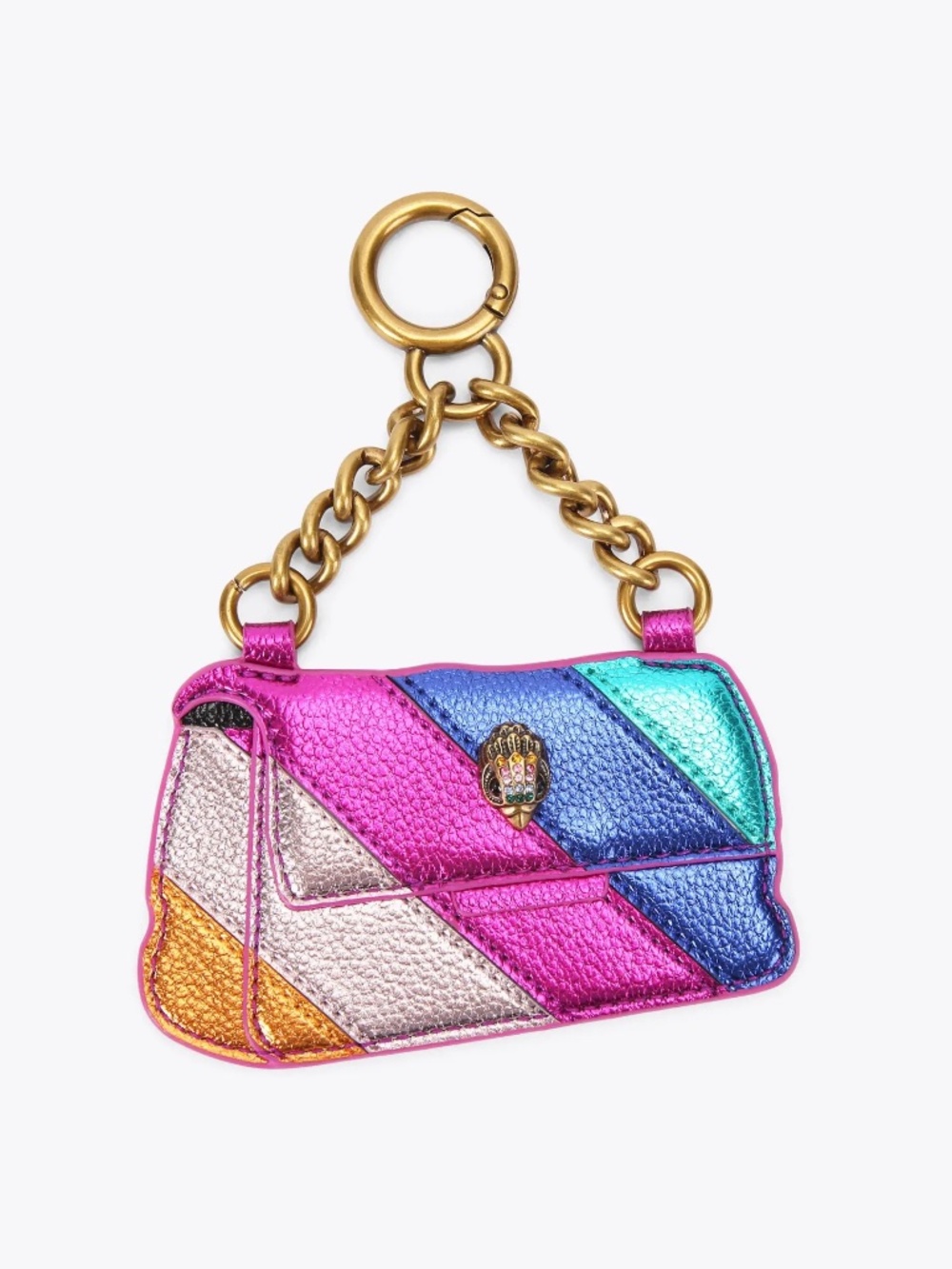 Kurt Geiger London Kensington Keyring Multicolor
